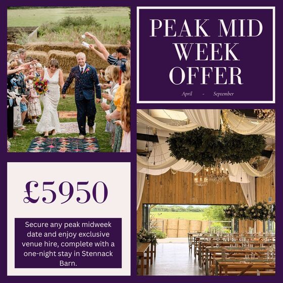 Peak Mid Week Offer at Stennack Farm