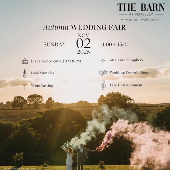 The Barn at Pengelly Autumn Wedding Fair