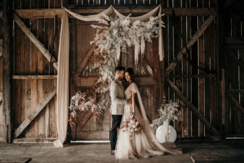 Romantic European wedding shoot at Nancarrow Farm