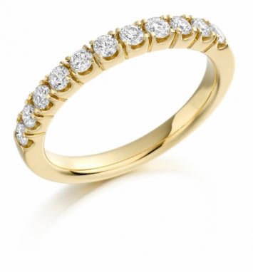 Dazzle with a diamond wedding ring