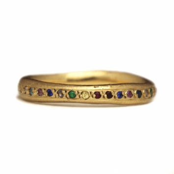 Gemstone Wedding Rings