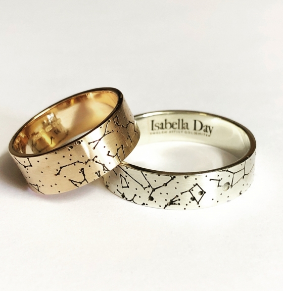 Celestial wedding jewellery by Isabella Day