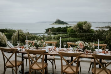 Luxe coastal wedding style