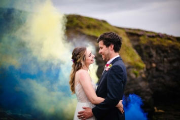 Wedding at Beacon Crag, Cornwall 