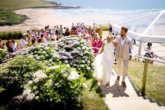 Wedding at Bigbury Bay Weddings, Devon