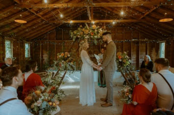 Wedding at The Cowshed at Freathy Farmhouse, Cornwall