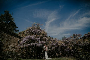 Wedding at Caerhays Estate, Cornwall