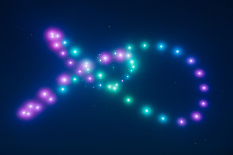 Drone Show Tie the Knot