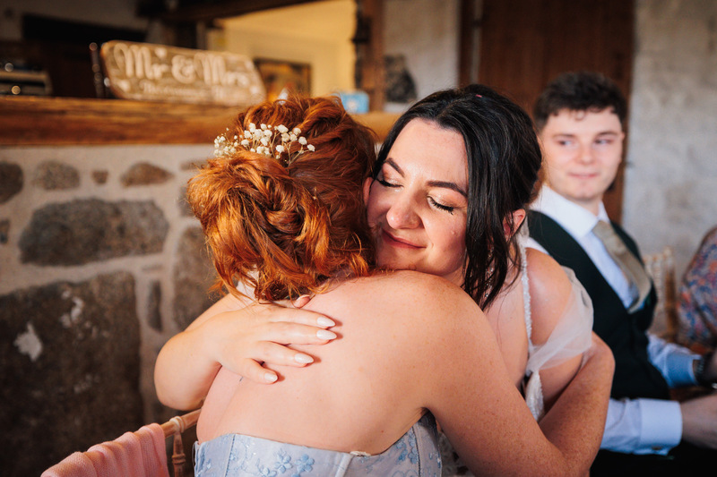 Chris Armstrong Photography Bride hugging