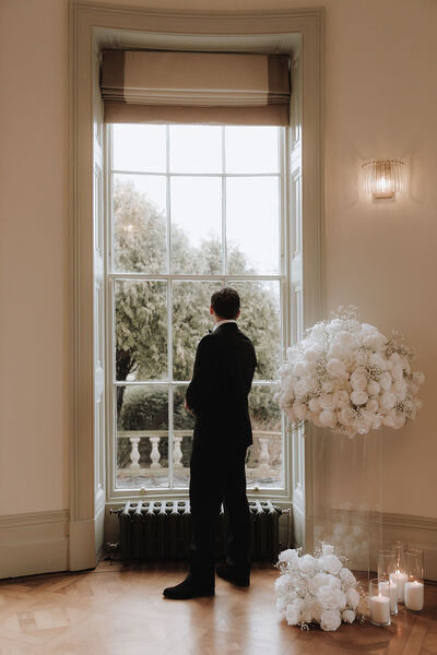 Wedding Venue Henlade House Groom