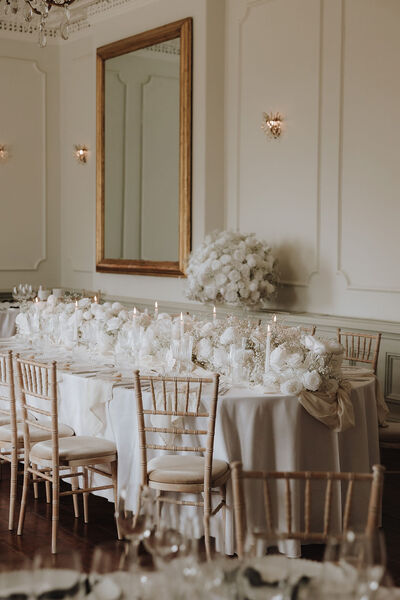 Wedding Venue Henlade House Table setting