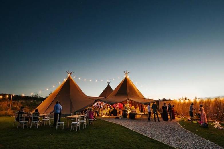 Marquee Hire Sunset Tipis Cornwall