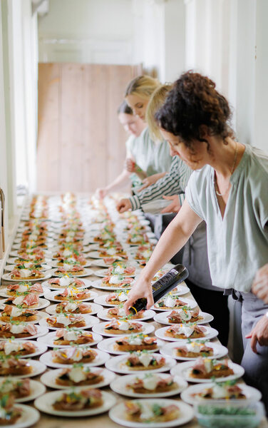 Wedding Catering Preparation