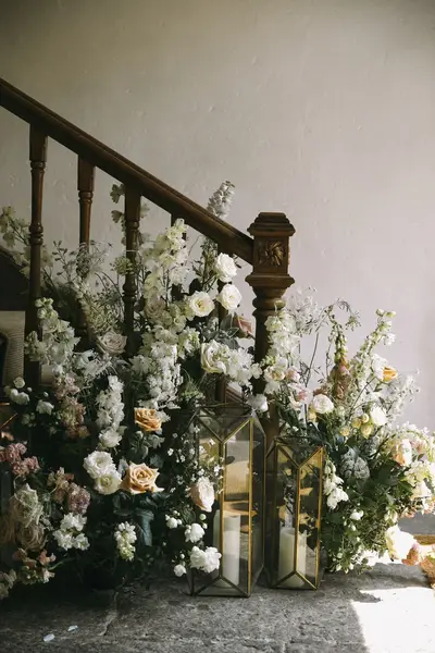 Copper Green Wedding Flowers