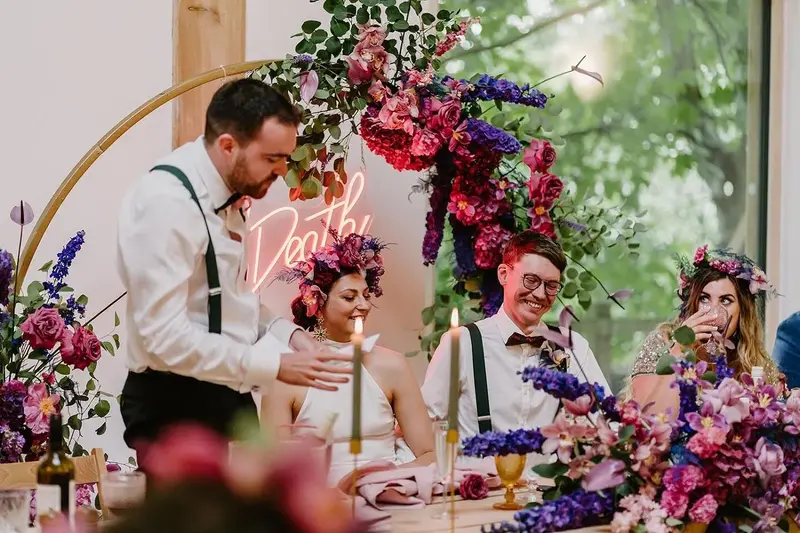 Forest and the flowers