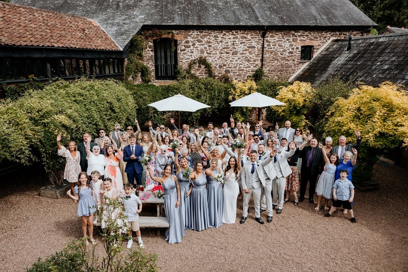 Wedding Venues Devon Valleyside Barn Outside
