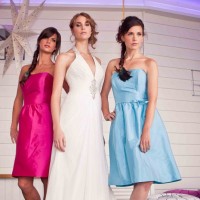 Bridesmaids dresses & shoes, Dessy, Frilly Frocks