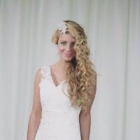 Mia Solano  Headpiece: House of Istra