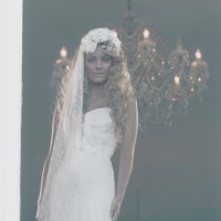 Dress: Victoria Jane, Headpiece: Sarah Drew