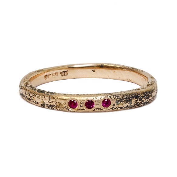 Ct Rose Gold And Ruby Ring
