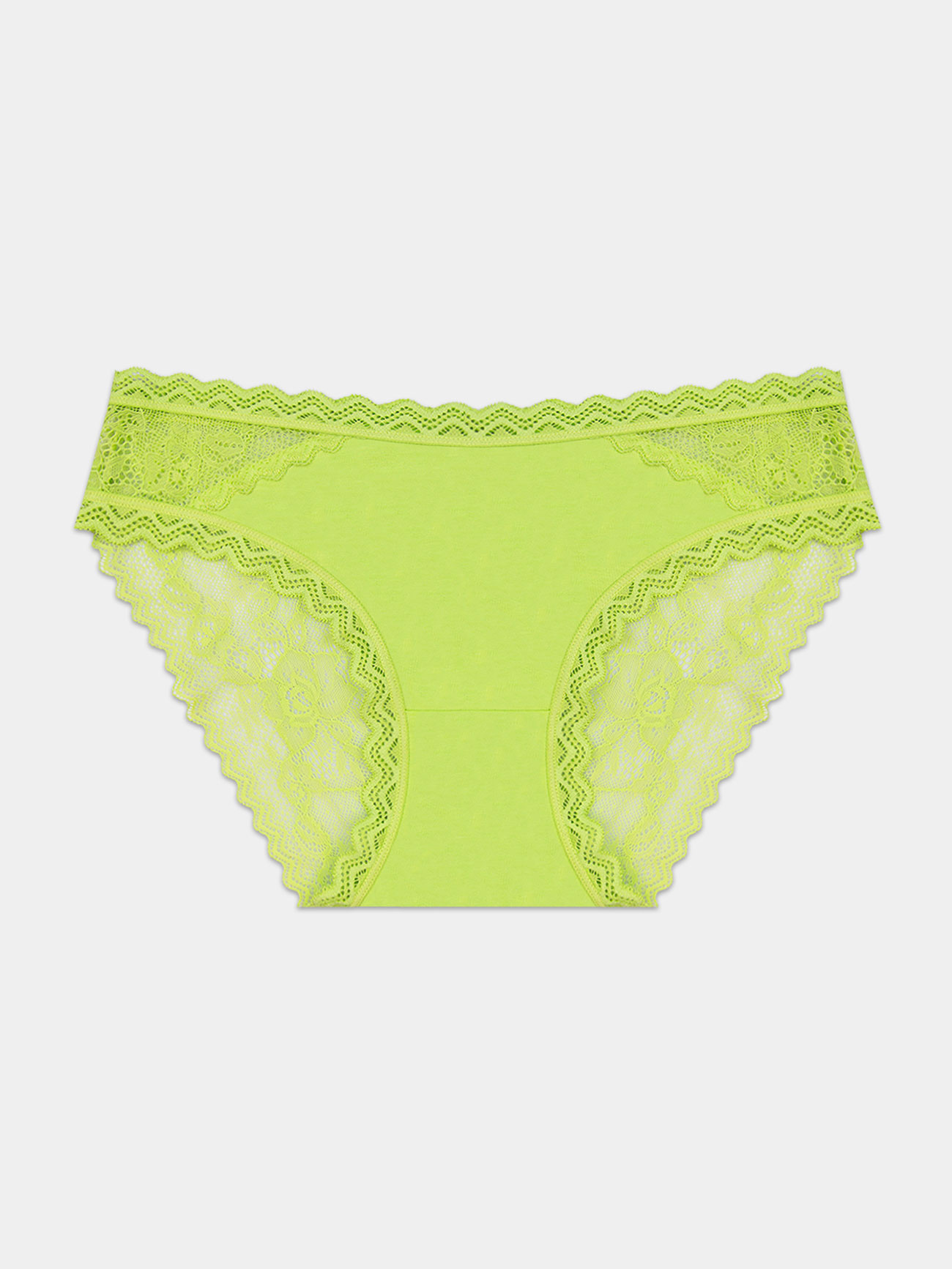 1 Eco Lace Green Glow Knicker