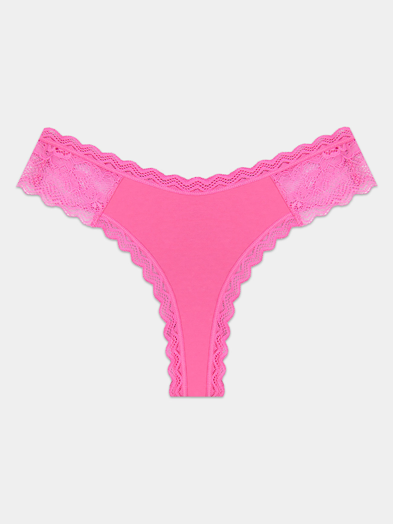 1 Eco Lace Pink Cosmo Thong