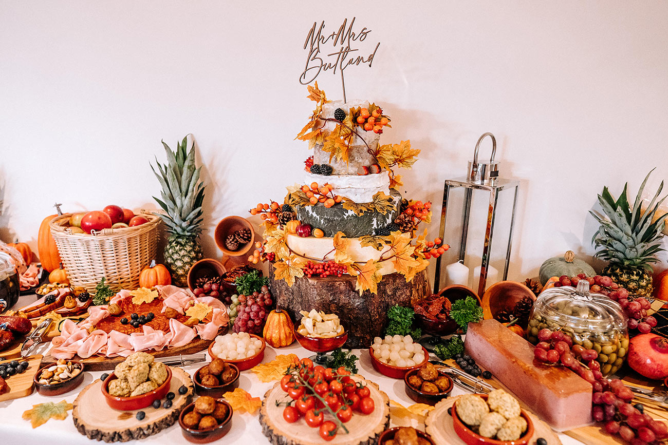 Lauren Luke Real Wedding Tredudwell Manor Cornwall Autumn Bride Groom16