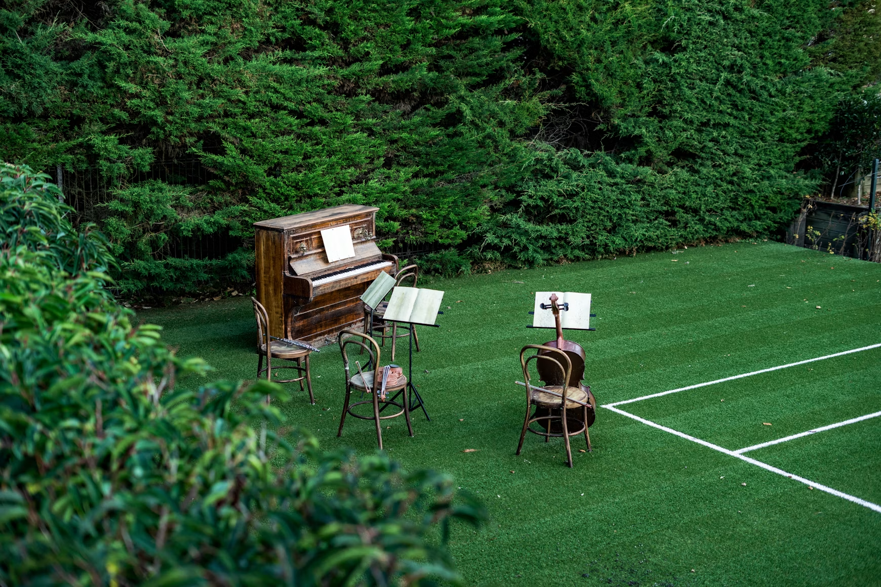 Piano in the Garden