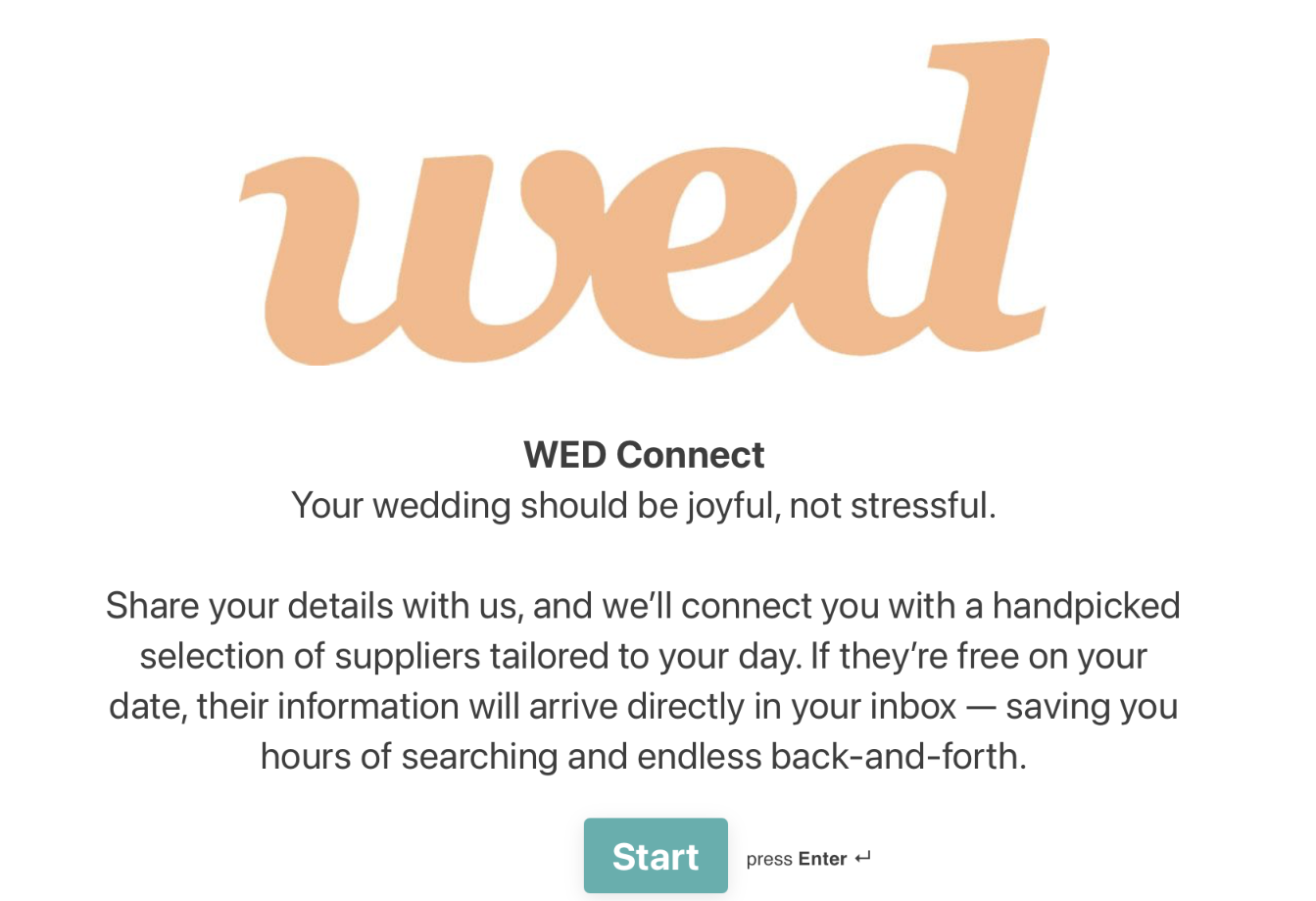 1 Wed Connect Advert