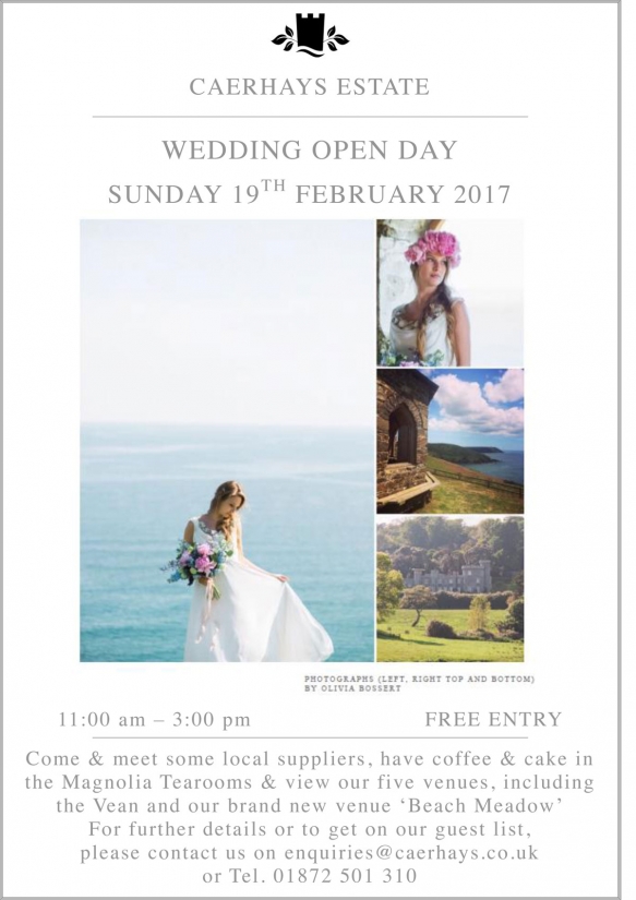 Wedding Open Day 2017