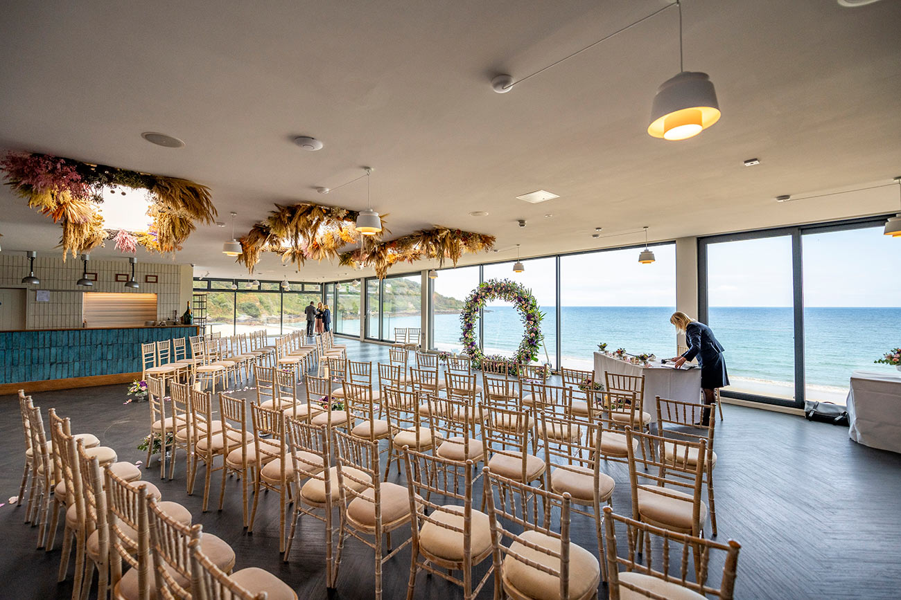 Beach Wedding Venue In Cornwall Carbis Bay Hotel