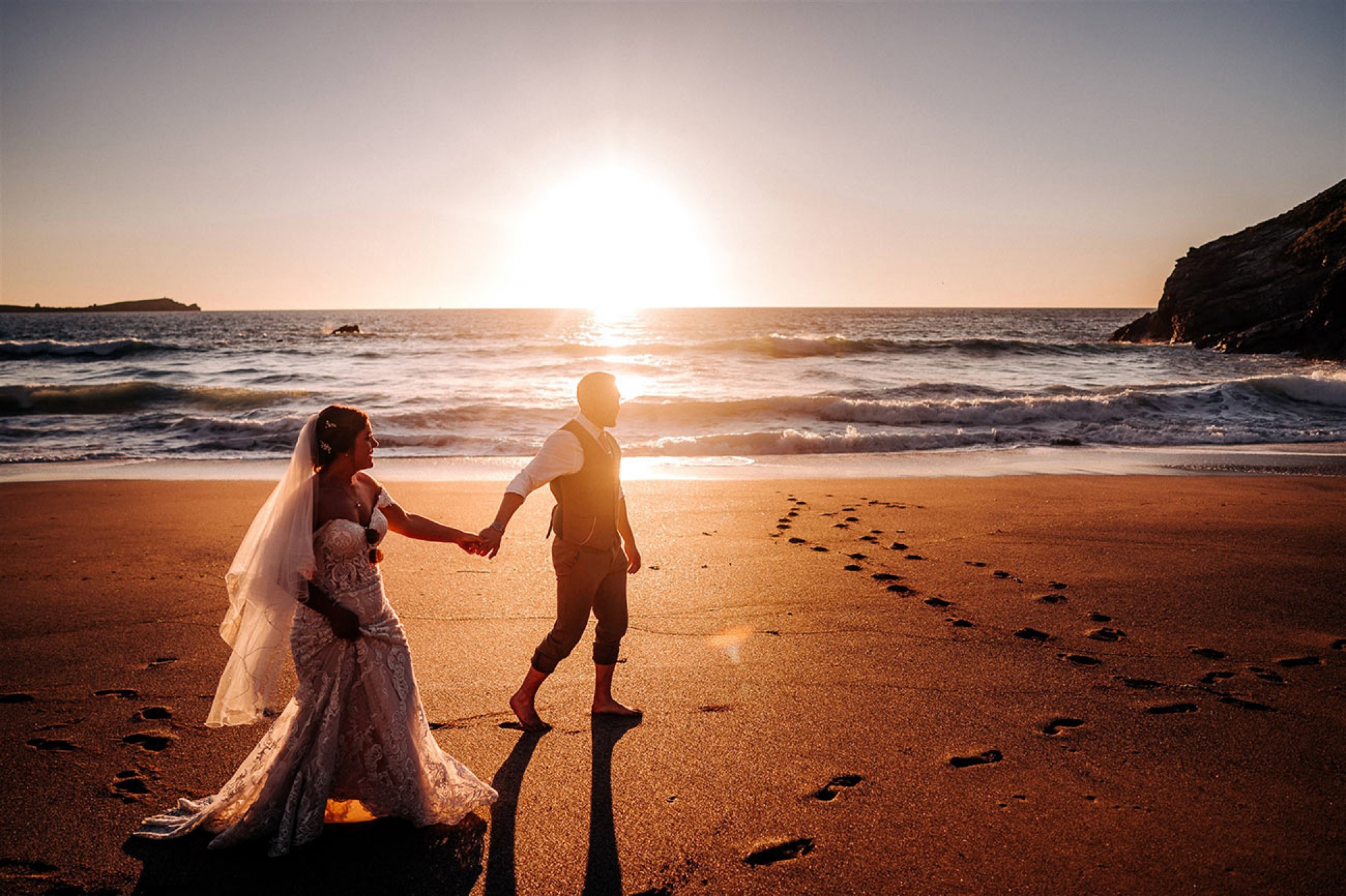 Beach Wedding Venues InCornwall Lusty Glaze