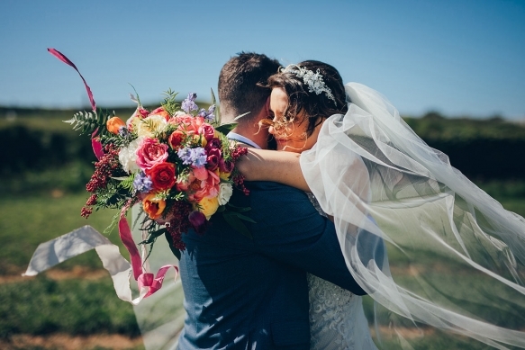 WeddingsinCornwallWedMagazineChloe And Ben Trerethern Farm  0044