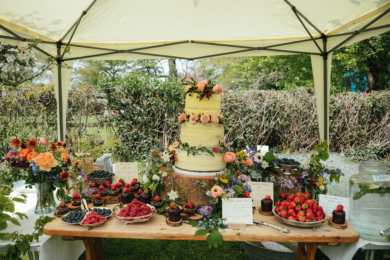 Real Wedding Emma Stoner Photography Devon Cake Desserts