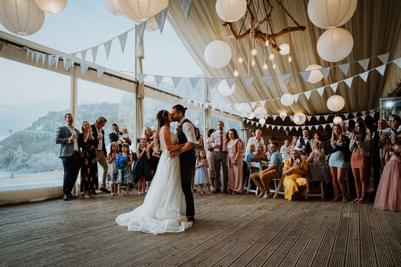 Beach Wedding Venues In Cornwall Lusty Glaze