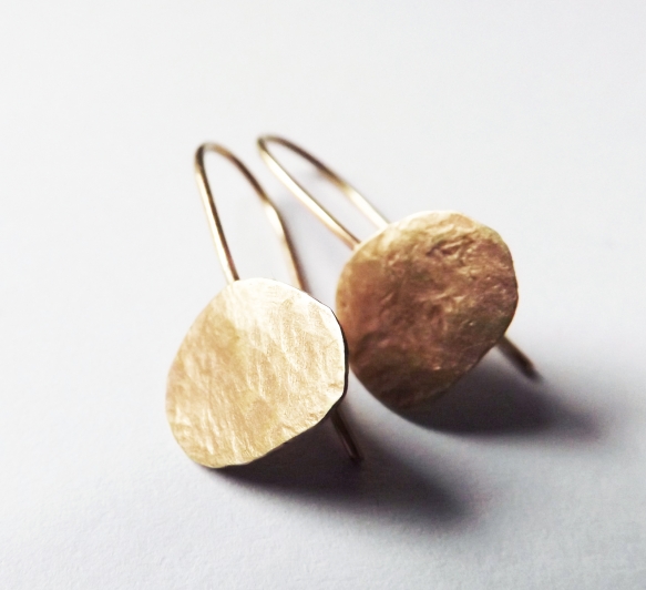 Ct Ecogold Pebble Earrings