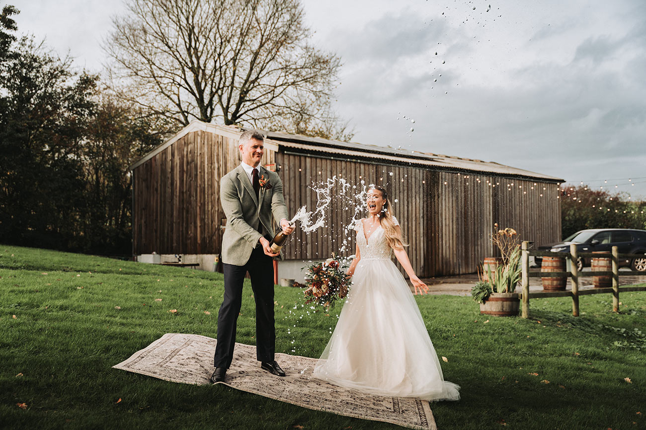 Country Bride & Groom Styling