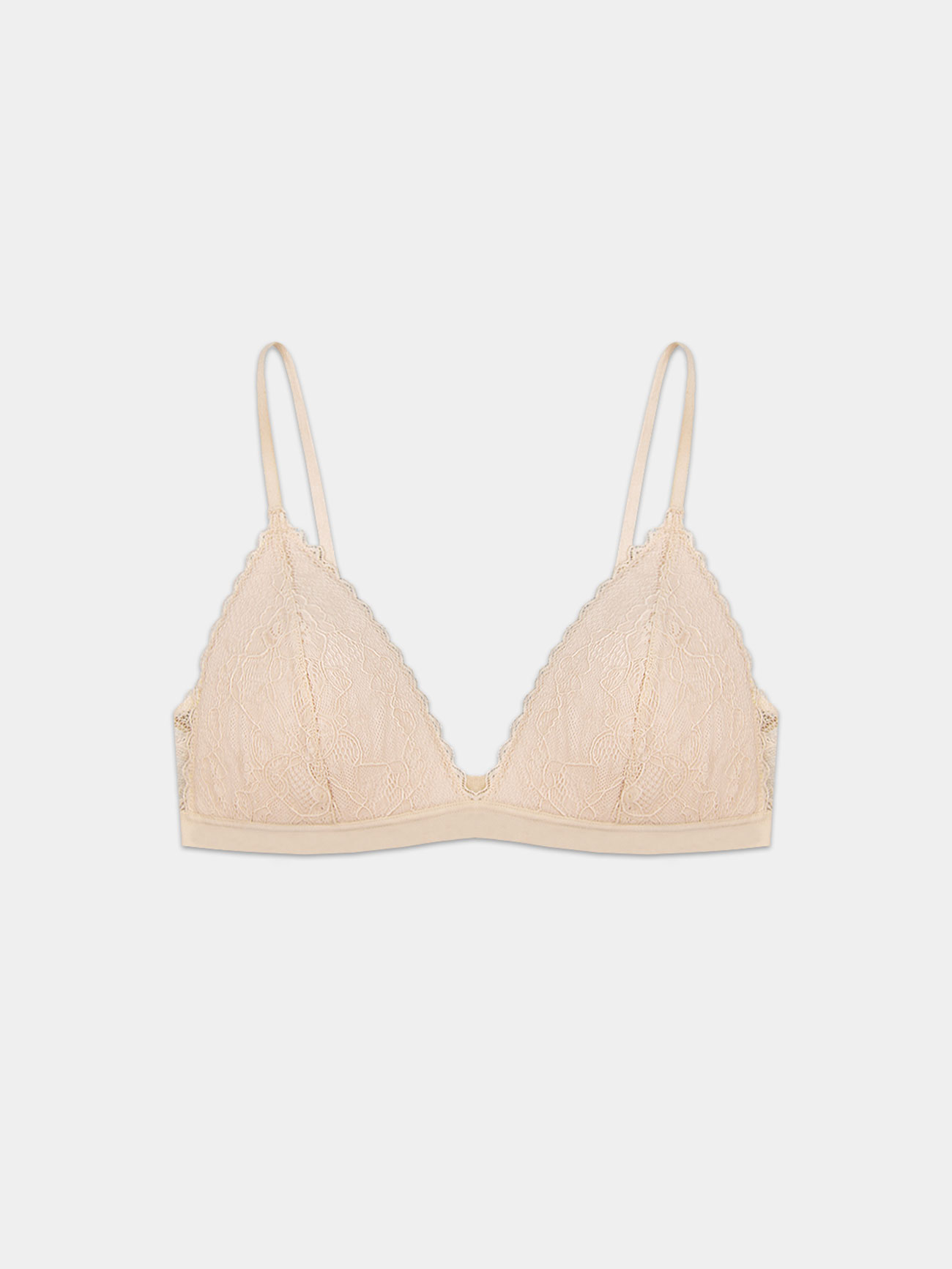 Eco Lace Sand Padded Bra