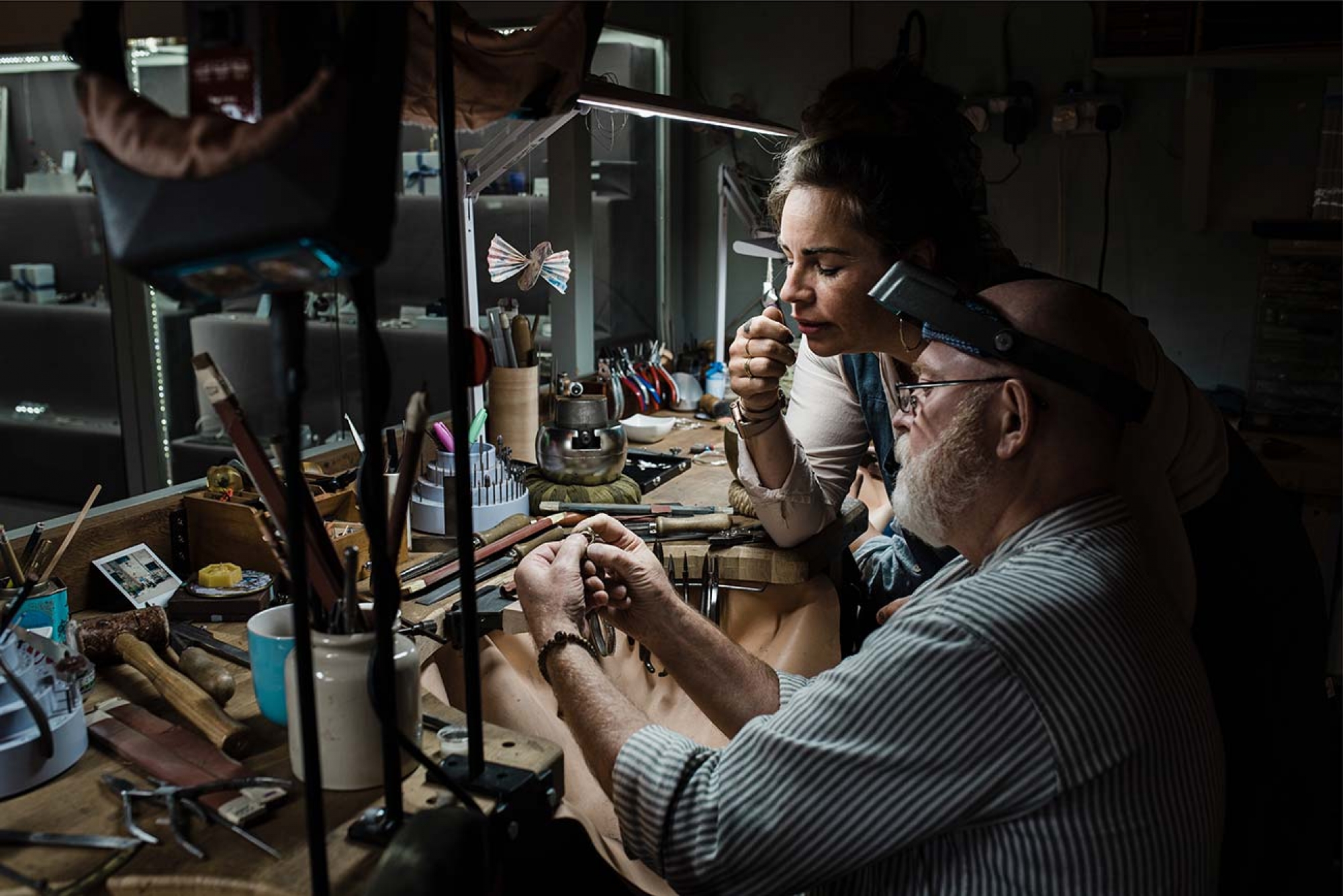 Ford And Isabella At Work