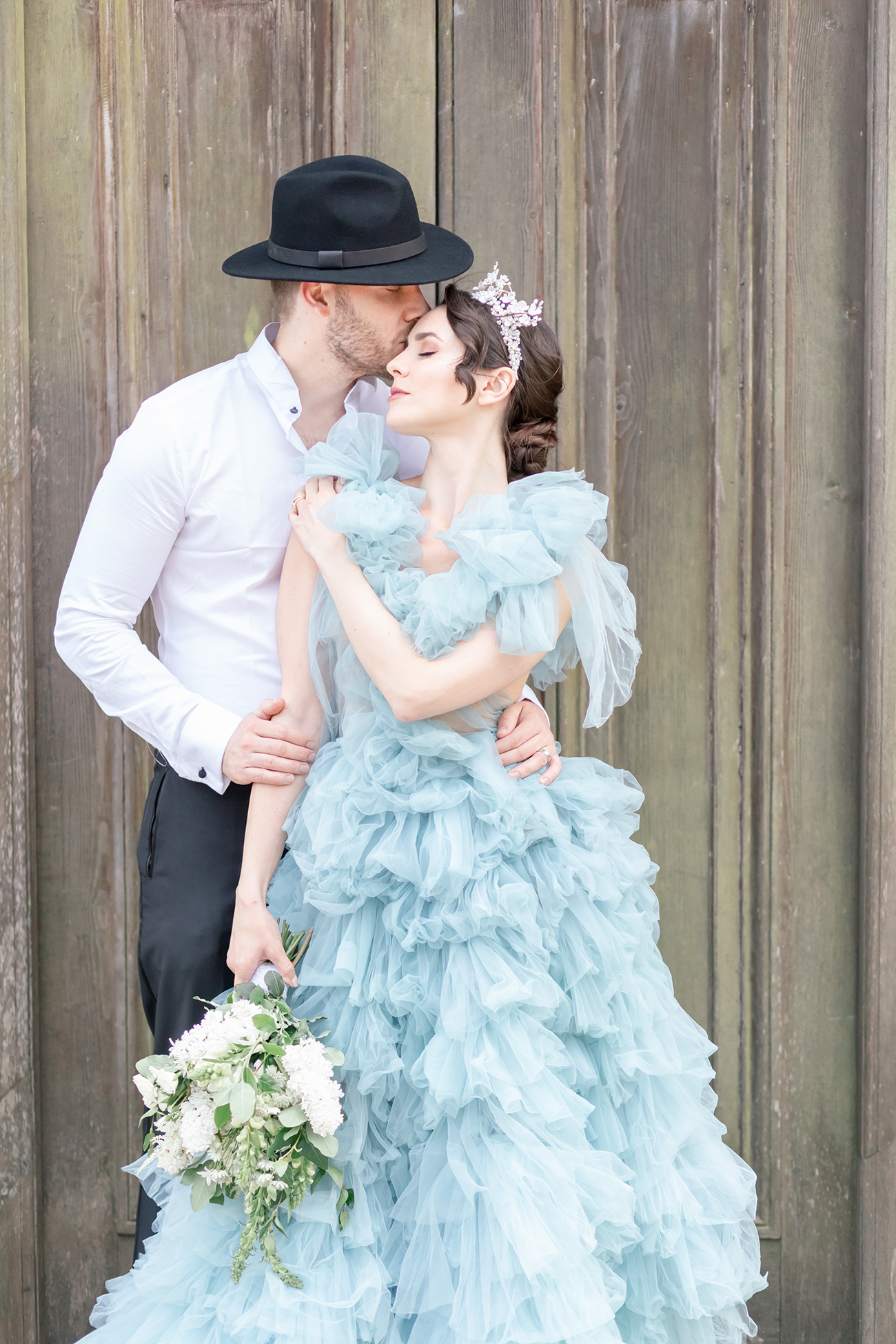 French Blue Styled Shoot Reception13