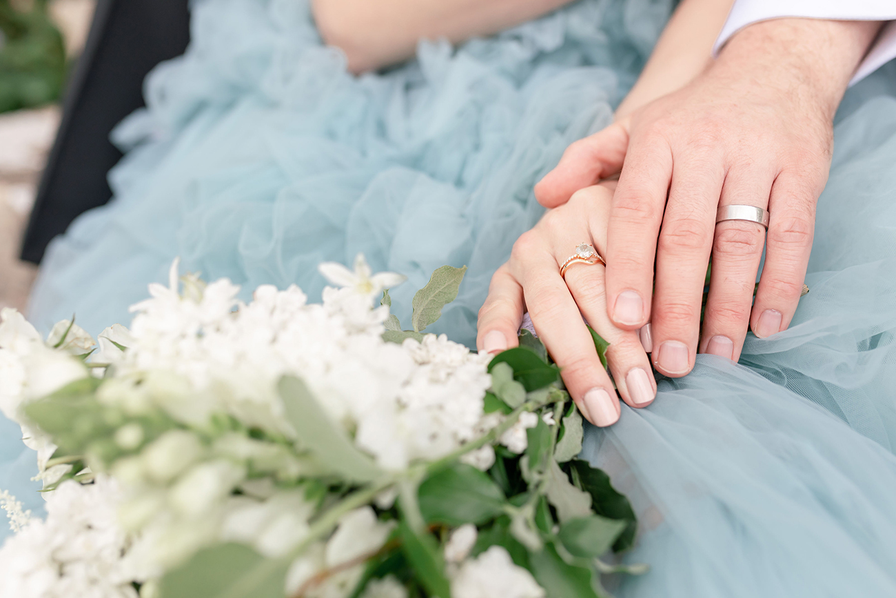 French Blue Styled Shoot Reception2