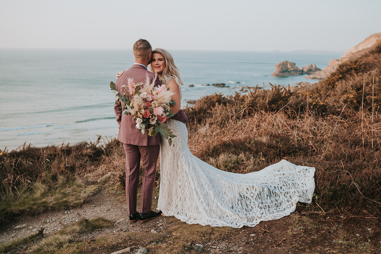 Grace Elizabeth Photography Lizzie And Ryan High Wedding The Driftwood Spars Cornwall14