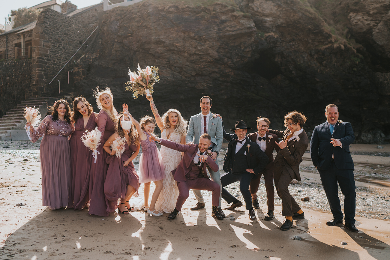 Grace Elizabeth Photography Lizzie And Ryan High Wedding The Driftwood Spars Cornwall21