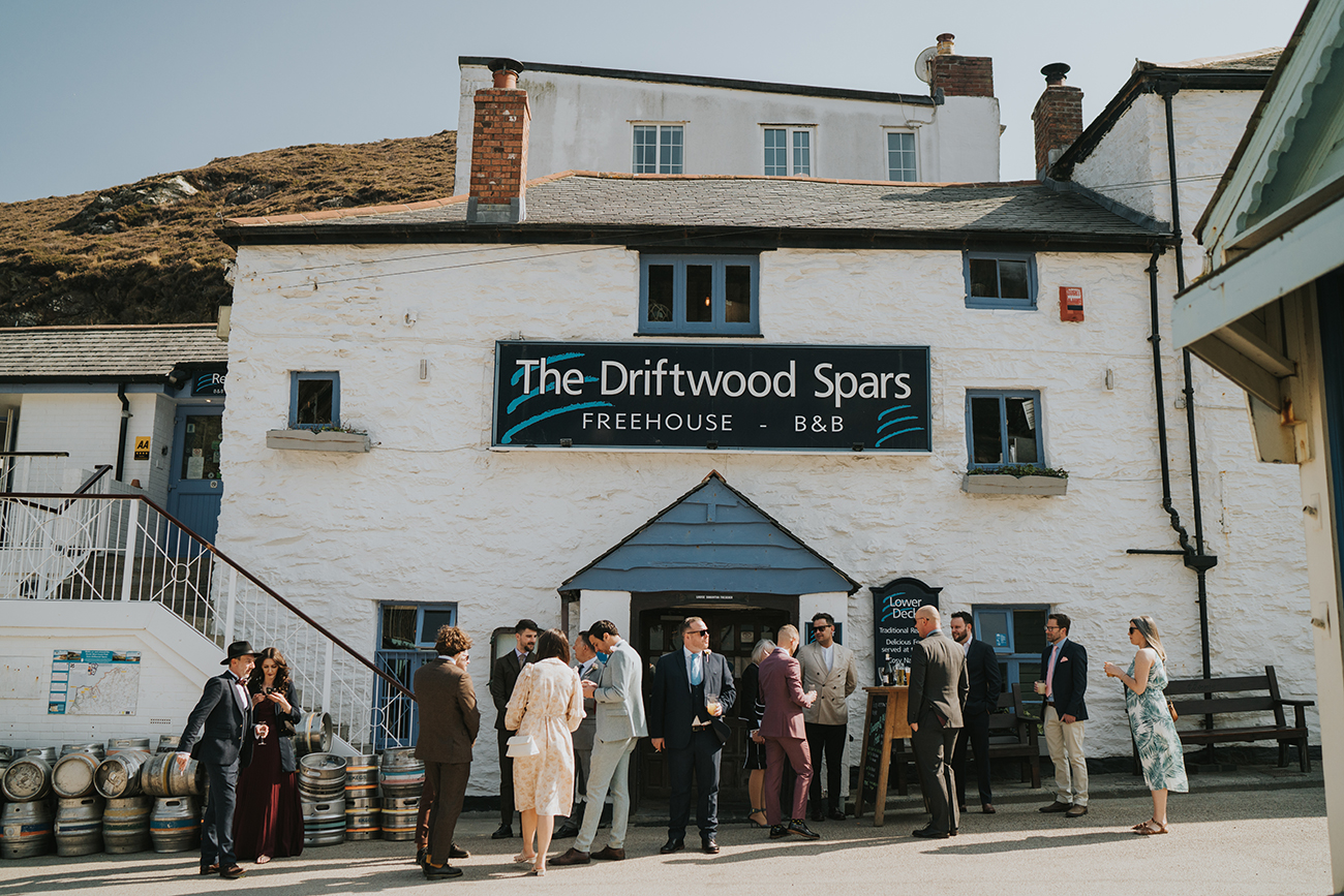 Grace Elizabeth Photography Lizzie And Ryan High Wedding The Driftwood Spars Cornwall25