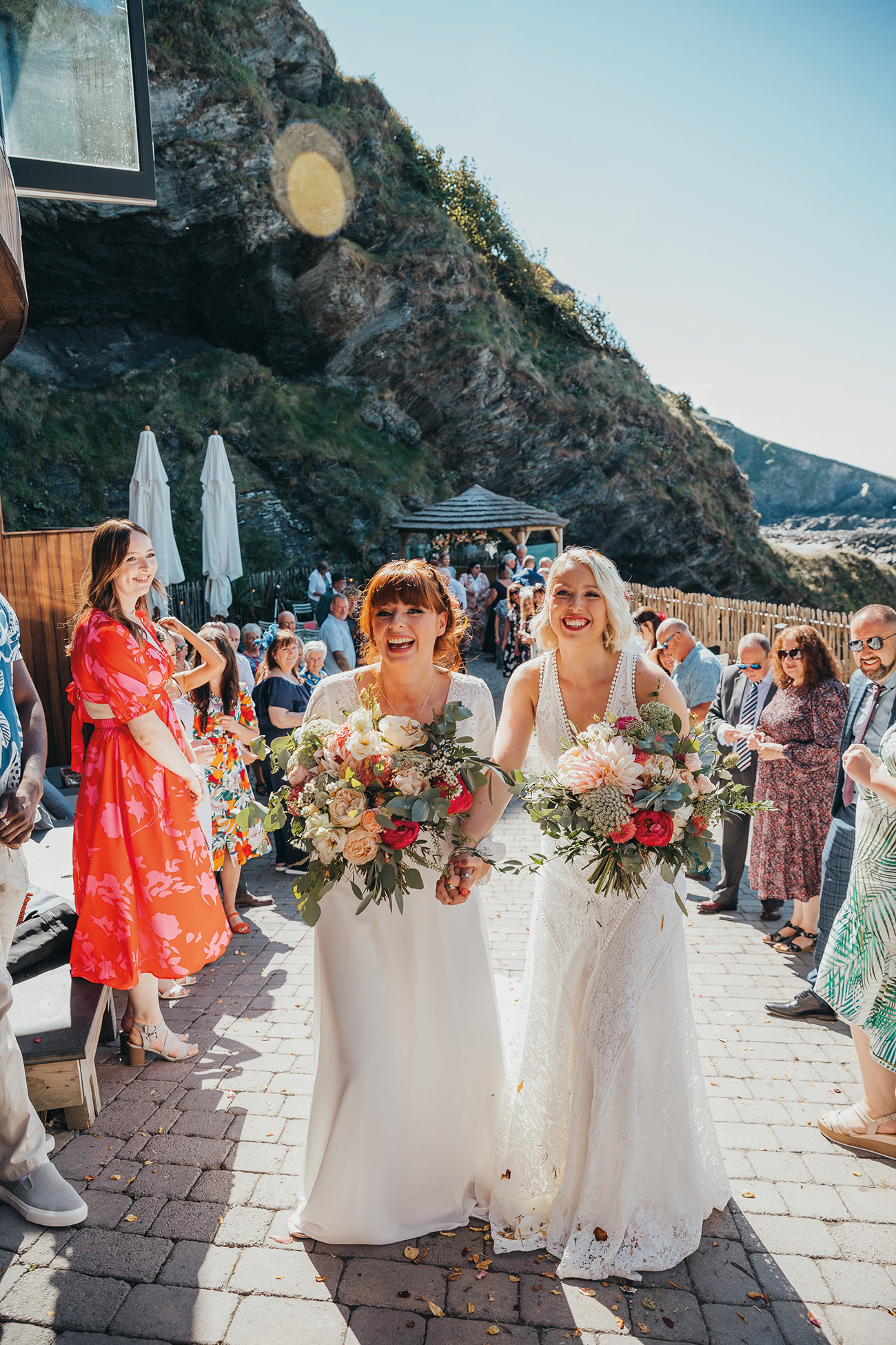 Jess Ruth Real Wedding Tunnels Beaches Cornwall Coastal Bride10