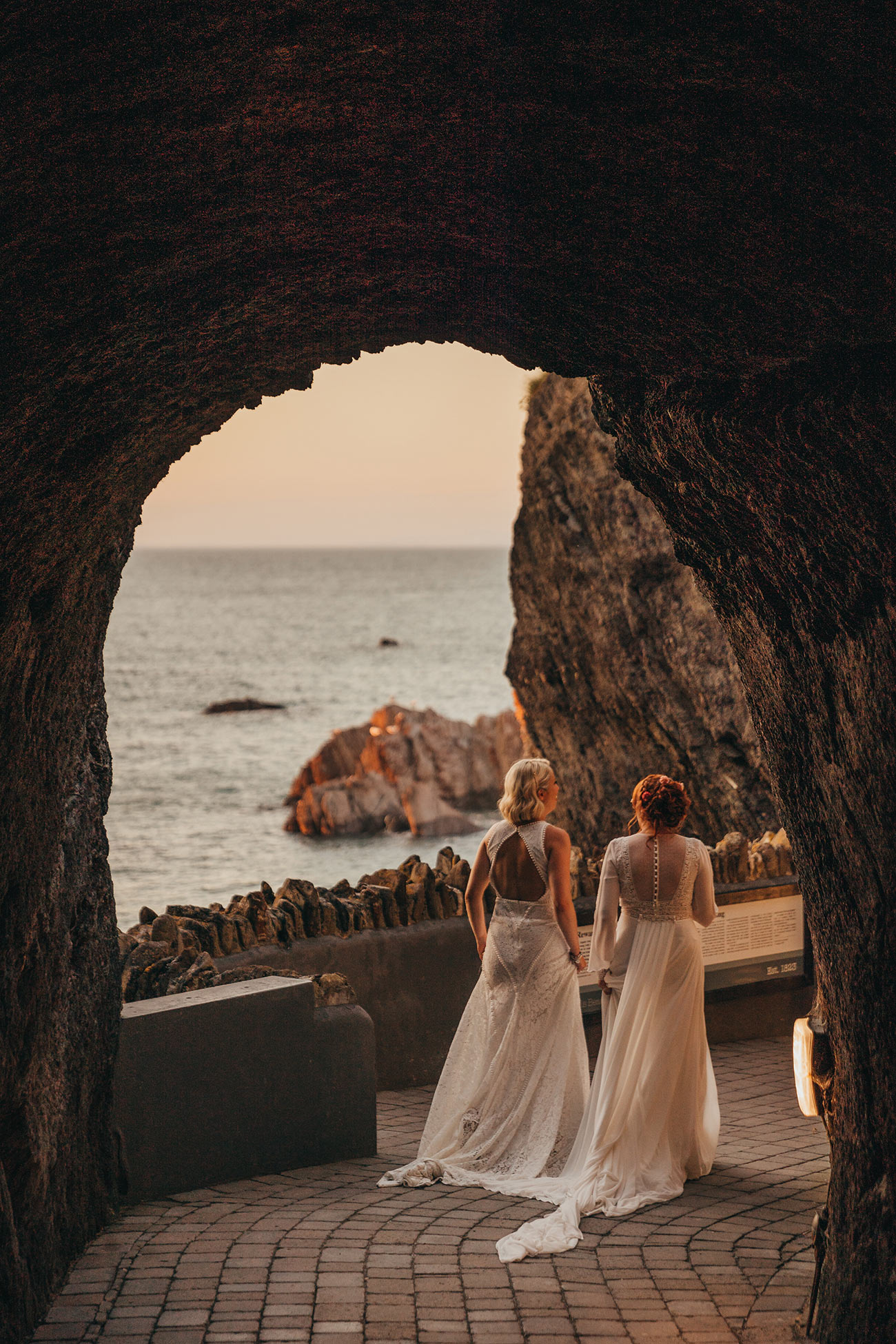 Jess Ruth Real Wedding Tunnels Beaches Cornwall Coastal Bride15