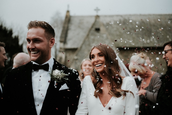 Winter wedding at Anran, Devon