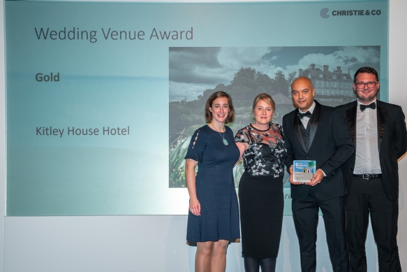 KitleyHouseHotel,GoldwinnerWeddingVenueoftheYear,DevonTourismAwards2019