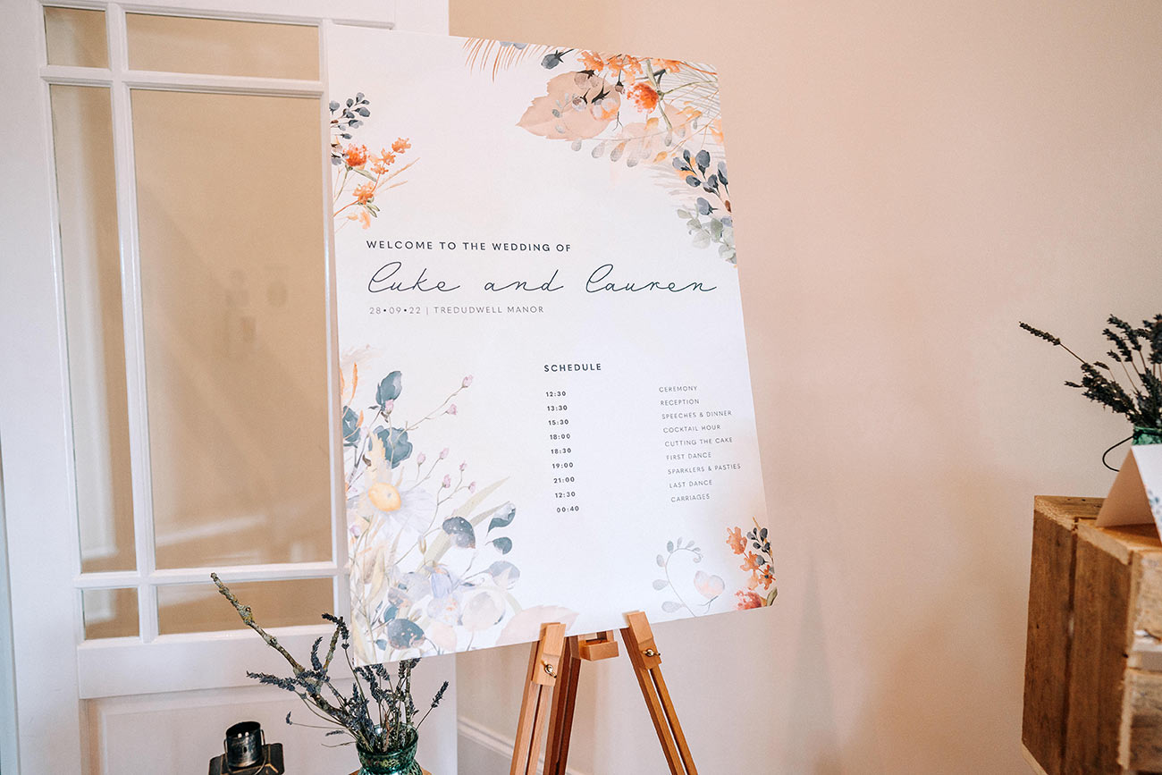 Lauren Luke Real Wedding Tredudwell Manor Cornwall Autumn Bride Groom3