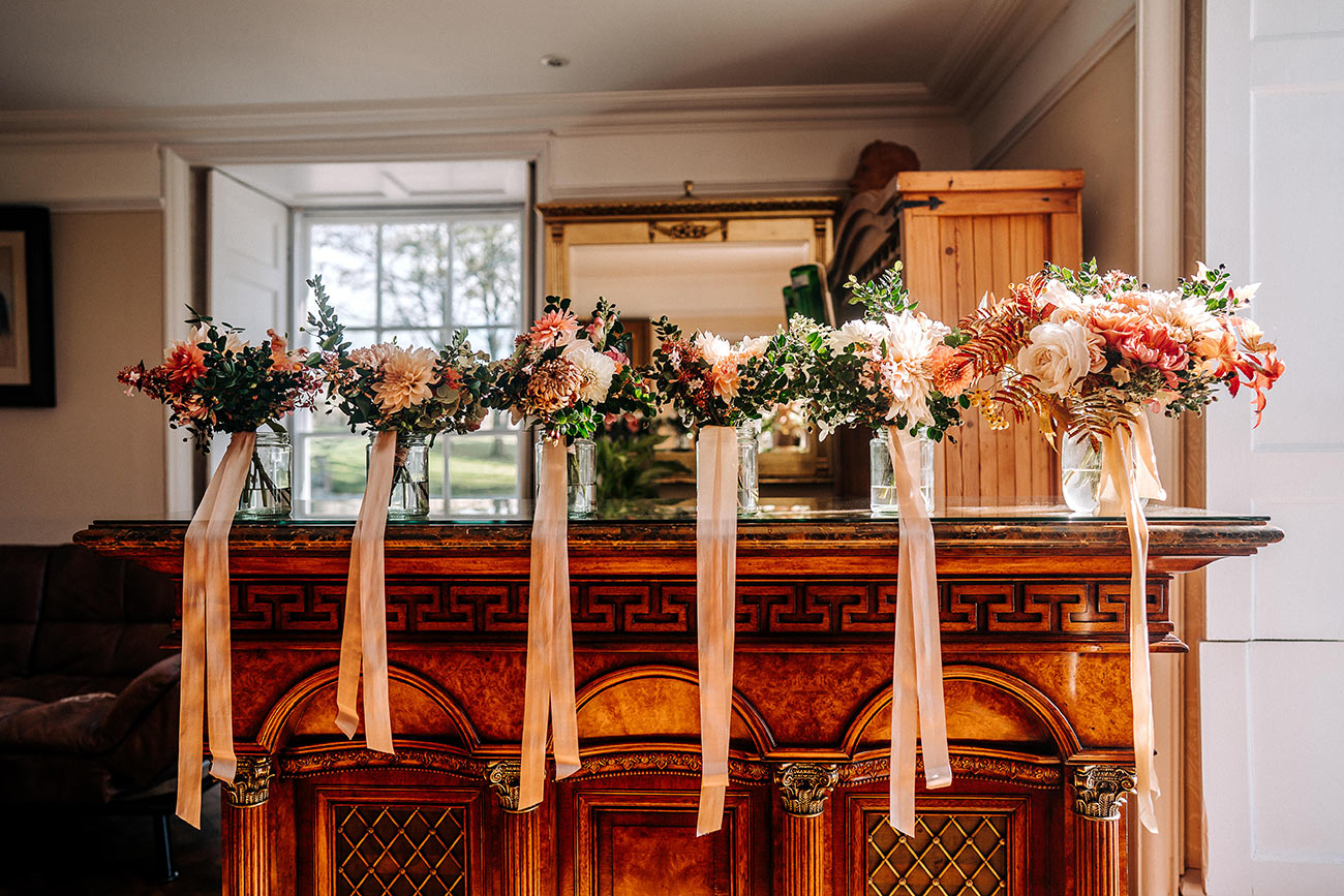 Lauren Luke Real Wedding Tredudwell Manor Cornwall Autumn Bride Groom9